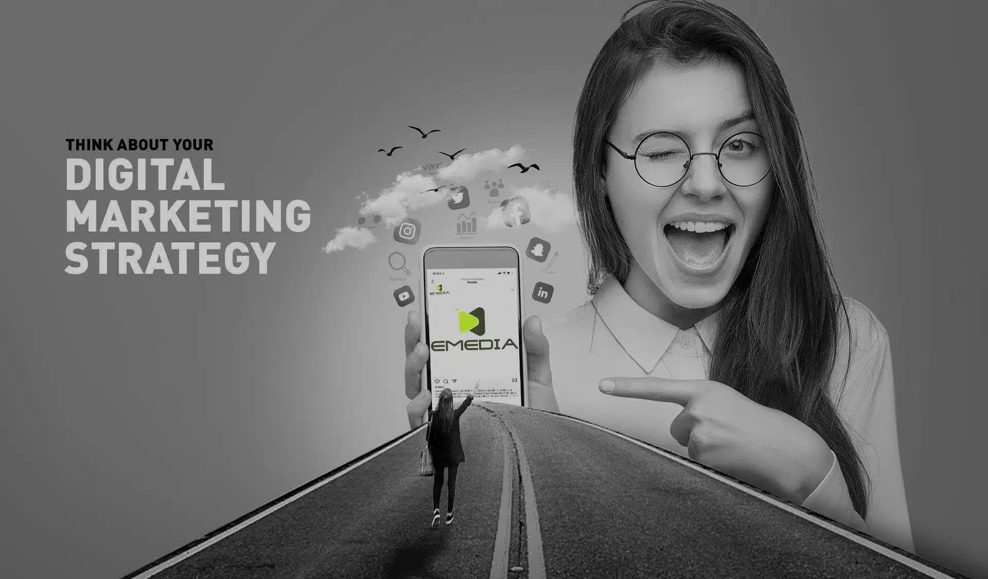 Emedia slider — digital marketing hero banner
