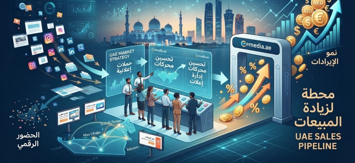 كيف تحول وكالة التسويق الإلكتروني حضورك الرقمي إلى محطة لزيادة المبيعات في الإمارات؟
